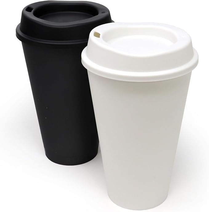 Rolling Sands USA Made 16 oz Reusable Coffee Cups by RollingSands