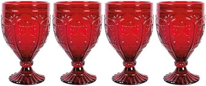 Fitz and Floyd Trestle Glassware Ornate Goblets by FitzandFloyd