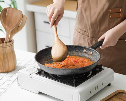 Wooden Cooking Spoon Utensils, Spoons Spatulas Set - Image 7