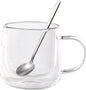 Double Wall Glass Coffee Mugs 10 Oz by Unknown