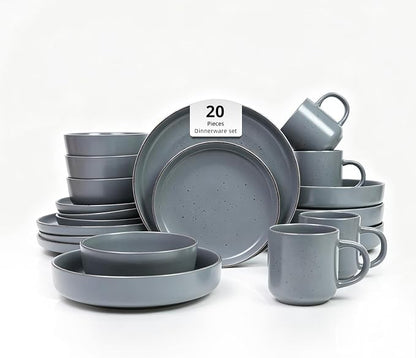 HomeVSS 20-Piece Dinnerware Set by HomeVSS