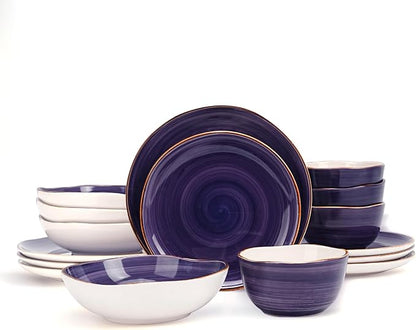 Highland 16-Piece Dinnerware Set Service - Image 8