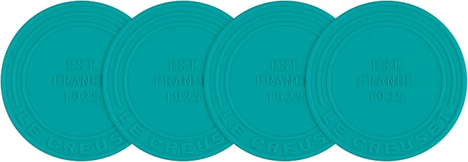 Le Creuset Silicone Coasters by Unknown