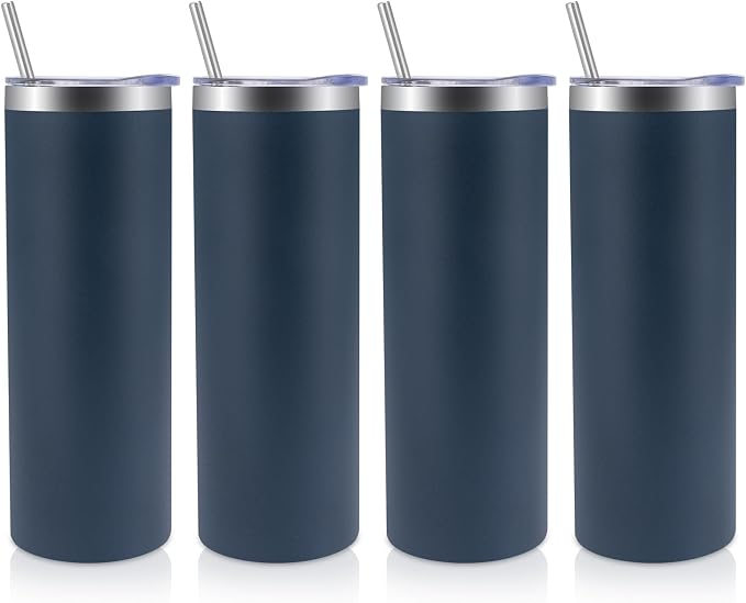 Volhoply 4 Pack Skinny Tumblers by LiveFully%EF%BC%8CDrinkFreely%E2%80%94KeepGoingwithVolhoply%EF%BC%81