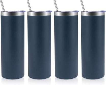 Volhoply 4 Pack Skinny Tumblers by LiveFully%EF%BC%8CDrinkFreely%E2%80%94KeepGoingwithVolhoply%EF%BC%81
