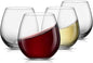 JoyJolt Spirits Stemless Wine Glasses by JoyJolt