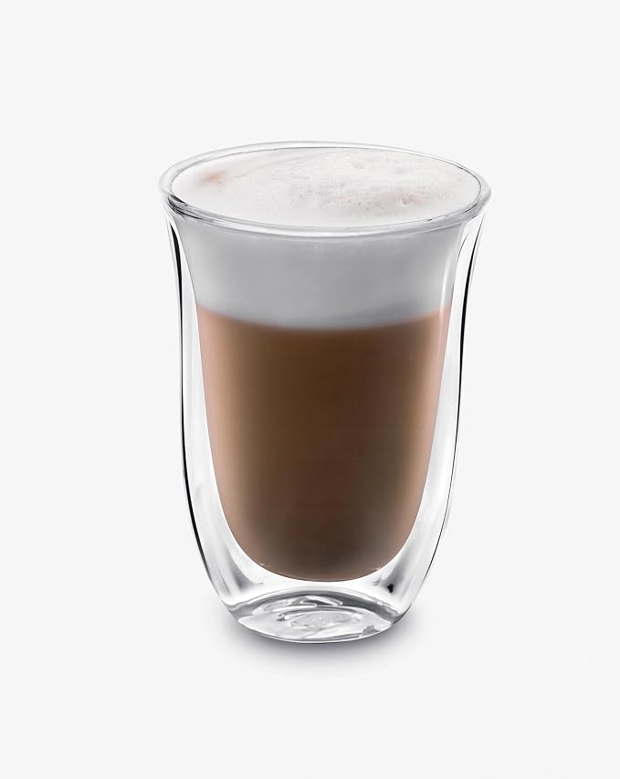 De'Longhi DeLonghi Double Walled Thermo Latte Glasses, 330 milliliters - Image 4