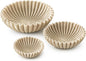 Decorative Bowl Set of 3, Fluted Resin Bowls by YMXYJM