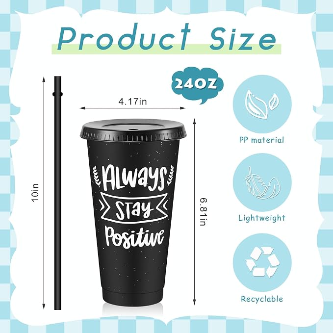 Uiifan 50 Pcs Inspirational Cups Bulk - Image 2