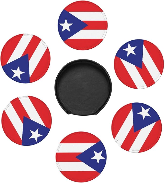 Puerto Rico Flag Coasters for Drinks - Image 7