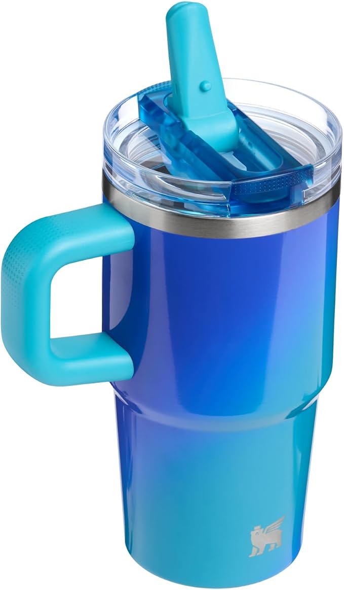 STANLEY Quencher ProTour Flipstraw Tumbler, 20 oz, Sea Glass Aura | Built-In - Image 4