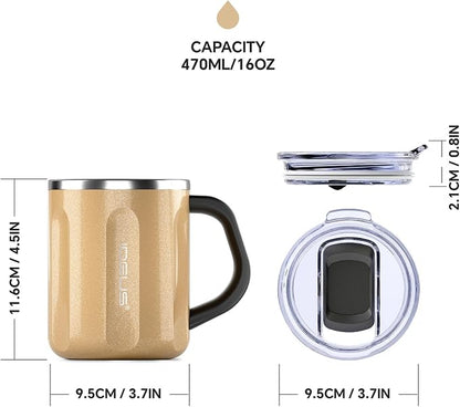 Ideus 16 oz Insulated Coffee Mug - Image 5