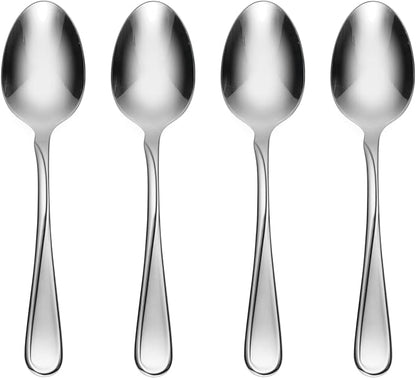 Oneida Silverware Set, Flight Everyday Flatware Dinner Spoons Set, Service by Oneida