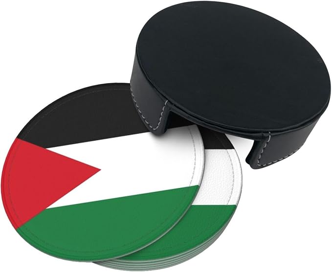 Palestinian Flag Coasters for Drinks - Image 9