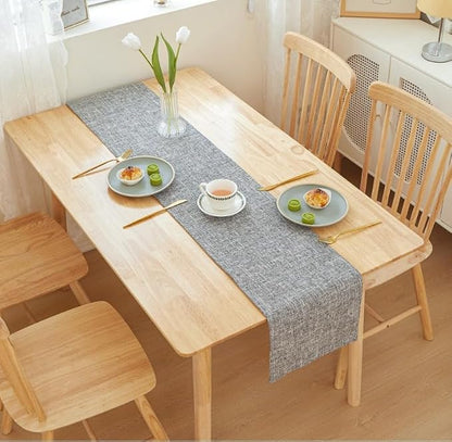 ZAIIVE Polyester Table Runner, Minimalist Style Table Runner 70 Inches Long - Image 5