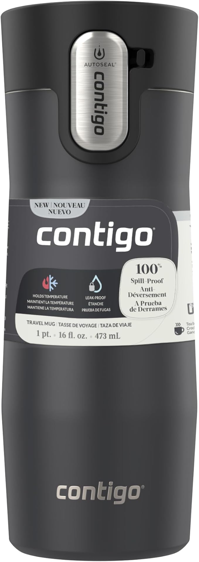 Contigo West Loop 3.0 Stainless Steel Insulated Travel Mug, Leak Proof - Image 4