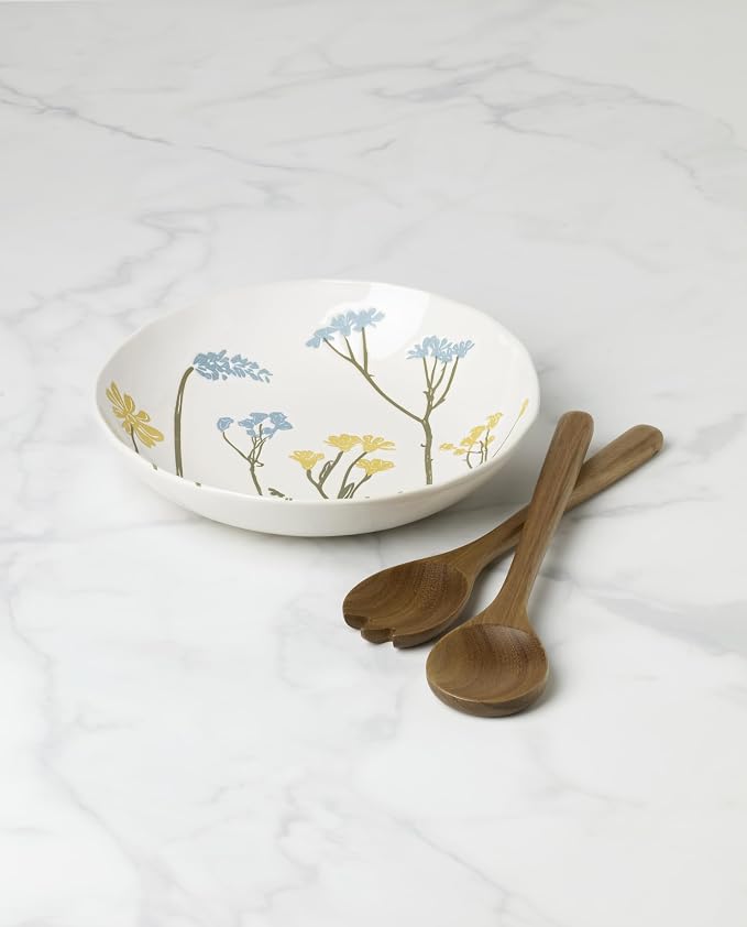 Lenox Dinnerware Set, Wildflowers Salad Bowl - Image 2