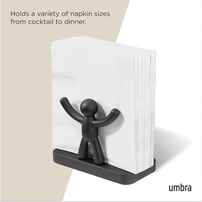 Umbra Buddy Napkin Holder for Kitchen & Dining Room, Holds Various Sizes of - Image 5