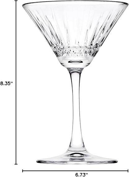 Pasabahce Vintage Martini Glasses Set of 4, Cocktail Cups 7.5 Oz, Vintage - Image 6