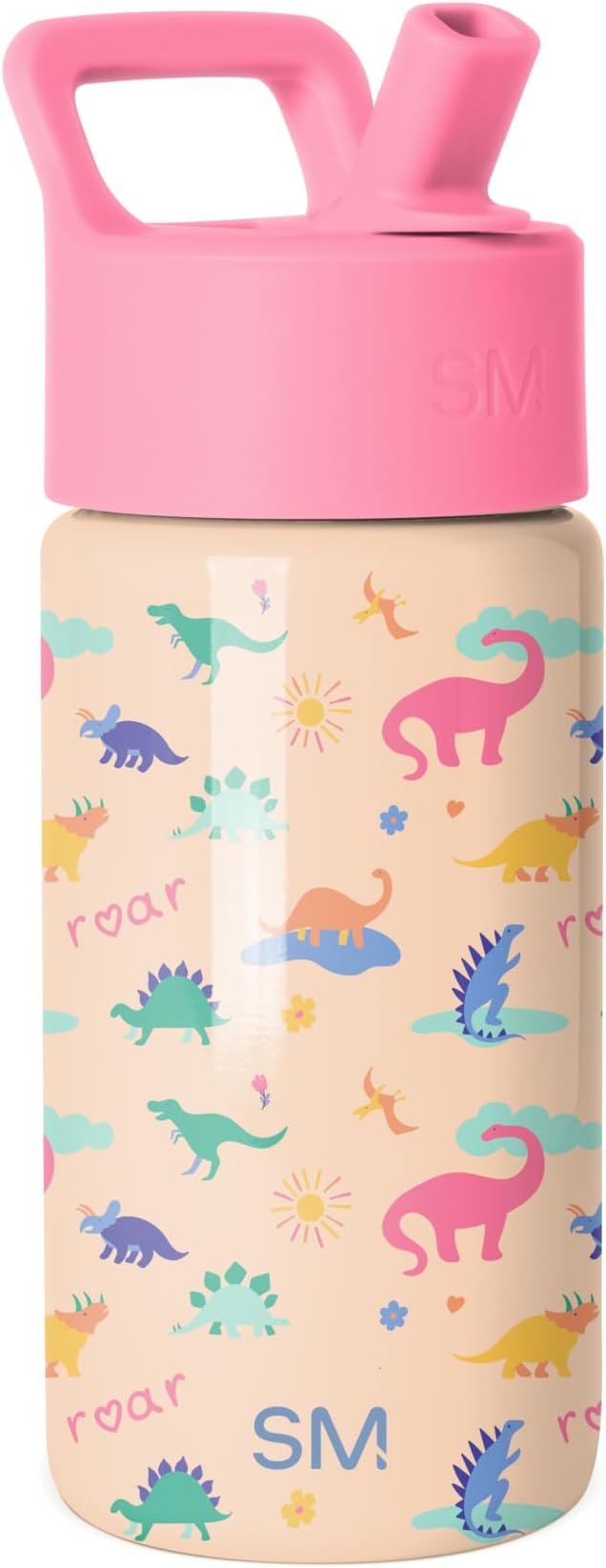 Simple Modern Kids Water Bottle & Toddler Cup | 14oz | Dinosaur | Insulated by Unknown
