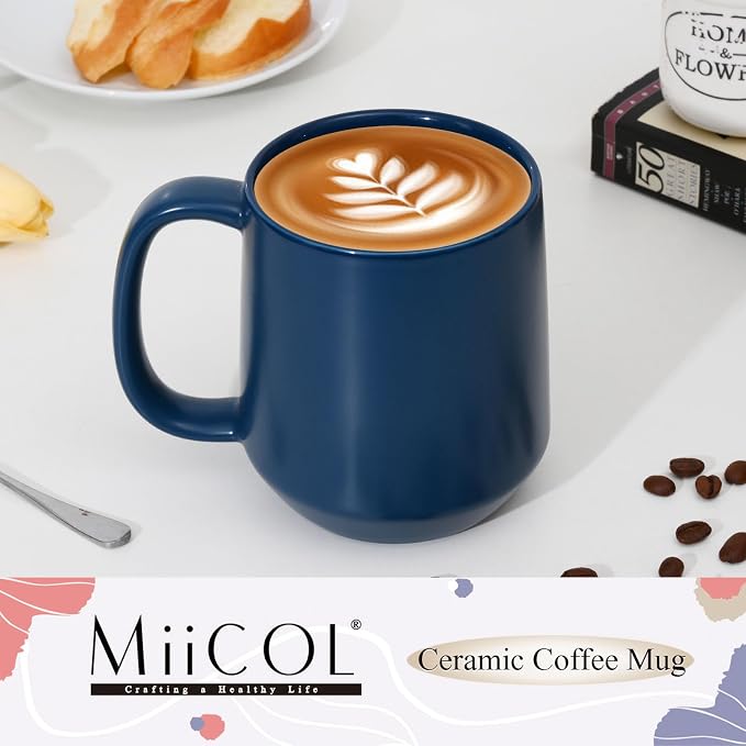 Miicol Ceramic Coffee Mug, 16 oz Large Coffee Cup, Tea Mug - Image 2