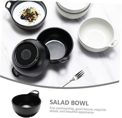 BESPORTBLE Melamine Breakfast Bowl Japanese Style Insulated Anti-scald Soup and Salad Dish for Home Kitchen Smooth Finish Porringer for Noodles Rice Snacks Restaurant Use