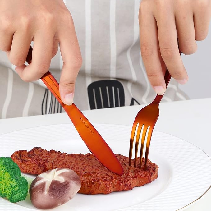 12 Pieces Dinner Fork, Stainless Steel Silverware Forks, 7.1 Inches Metal Fork - Image 2