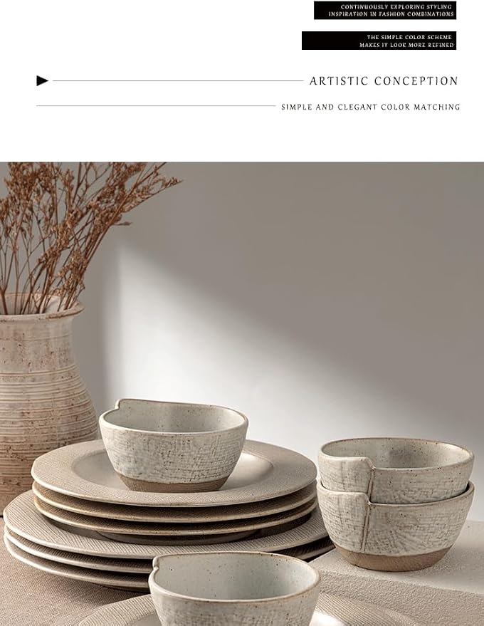 Dinnerware sets plates and bowls sets modern plates, Ceramic Dinnerware Sets - Image 3