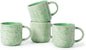 MONITO 12 OZ Coffee Mugs Set of 4, Modern Ceramic Coffee Mugs Set by MONITO