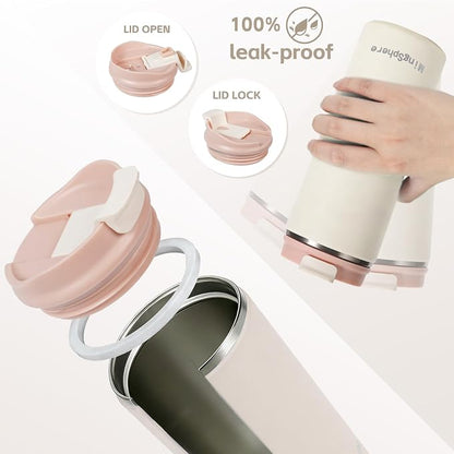 16oz Insulated Stainless Steel Coffee Cup - Image 4