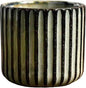 Vintage Ceramic Mug, Japanese Tea Cup 6oz Striped Cup No Handle Drinking Cup by Unknown