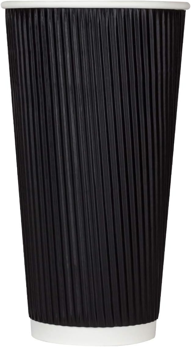 Karat C-KRC520B 20 oz Ripple Paper Hot Cups by Karat