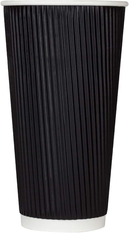Karat C-KRC520B 20 oz Ripple Paper Hot Cups by Karat
