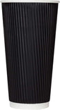 Karat C-KRC520B 20 oz Ripple Paper Hot Cups by Karat