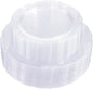 U-QE 100 Pieces Clear Plastic Plates - Clear Disposable Plates - Premium Hard Plastic Plates for Party, Holiday and Party Use Including 50 Dinner 10 '' & 50 Dessert Platos 7.5 ''