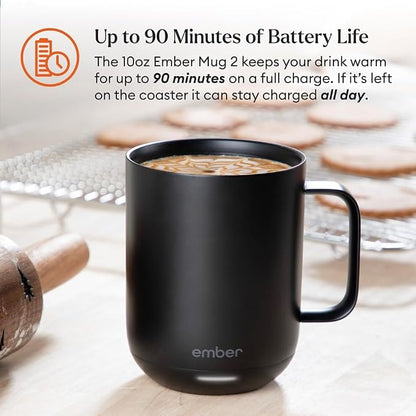 Ember Temperature Control Smart Mug 2, 10 Oz, App-Controlled Heated Coffee Mug - Image 3