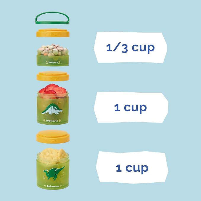 Whiskware Dinosaur Stackable Snack Containers - Image 4
