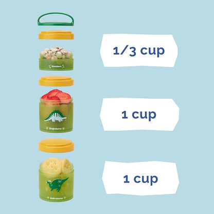 Whiskware Dinosaur Stackable Snack Containers - Image 4