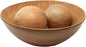 Seraphic 3pc Large Decorative Bowl for Coffee Table Decor, Kitchen, Dining Room Centerpieces, Orbs/Balls Included, Light Brown
