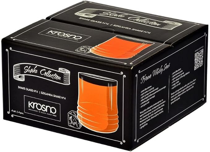 Krosno Whiskey Tumbler Glasses, 10.5 oz, - Image 9