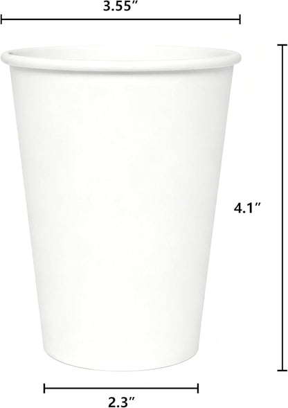 120 Count 12 oz Disposable Paper Coffee Cups - Image 2