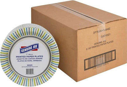 Genuine Joe Printed Paper Plates by GenuineJoe