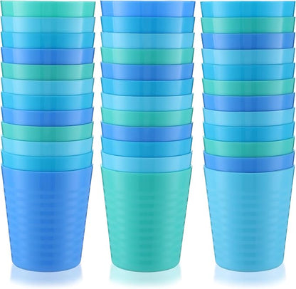 Eccliy 36 Pcs Kids Cups Bulk, 8 oz Plastic Toddler Drinking Cups Unbreakable by Eccliy