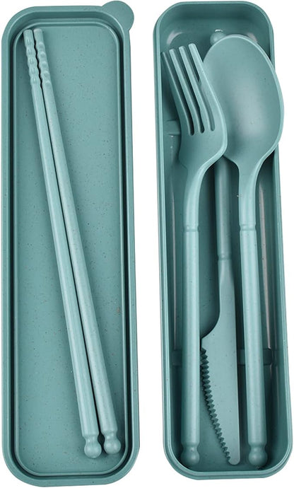 Travel Utensils, Reusable Utensils Set by CUNTAUK