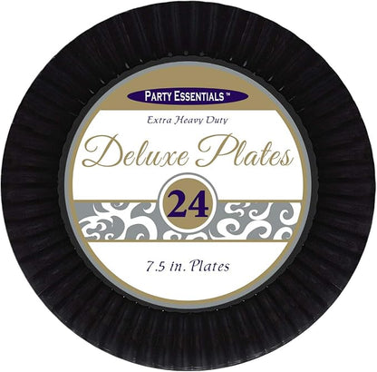 Party Essentials Deluxe Quality Hard Plastic 7.5-Inch Round Party/Salad Plates - Image 2