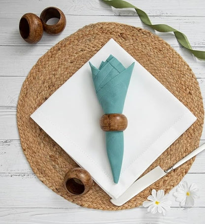 Napkin Rings Dining Table Napkin Holder, Classic Everyday Use Thanksgiving - Image 5