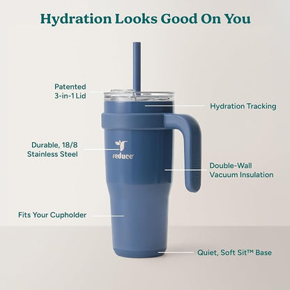 REDUCE 24oz Stainless Steel Tumbler w/Handle - Image 4