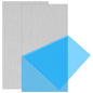 2Pack 6061 T651 Aluminum Sheet Metal 8 x 16 x 1/16 (0.06”) Inch Flat Plain Aluminum Plate Covered with Protective Film, Heat Treatable Rectangle 1.5mm Aluminum Metal Plate for Crafting, Industrial