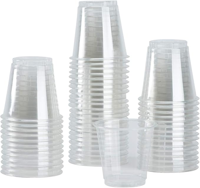 Karat Small Plastic Cups, Disposable Bathroom Mouthwash Cups | Clear by Karat