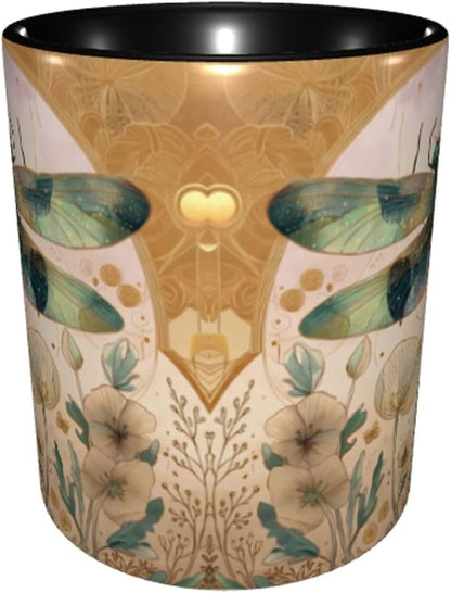 Dragonfly Coffee Mug 11 Ounce Mugs Ceramic Tea Cup Drinking Water Cups | Novelty - Image 2
